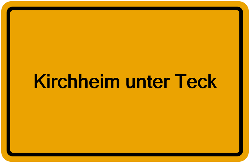 Handelsregisterauszug Kirchheim unter Teck